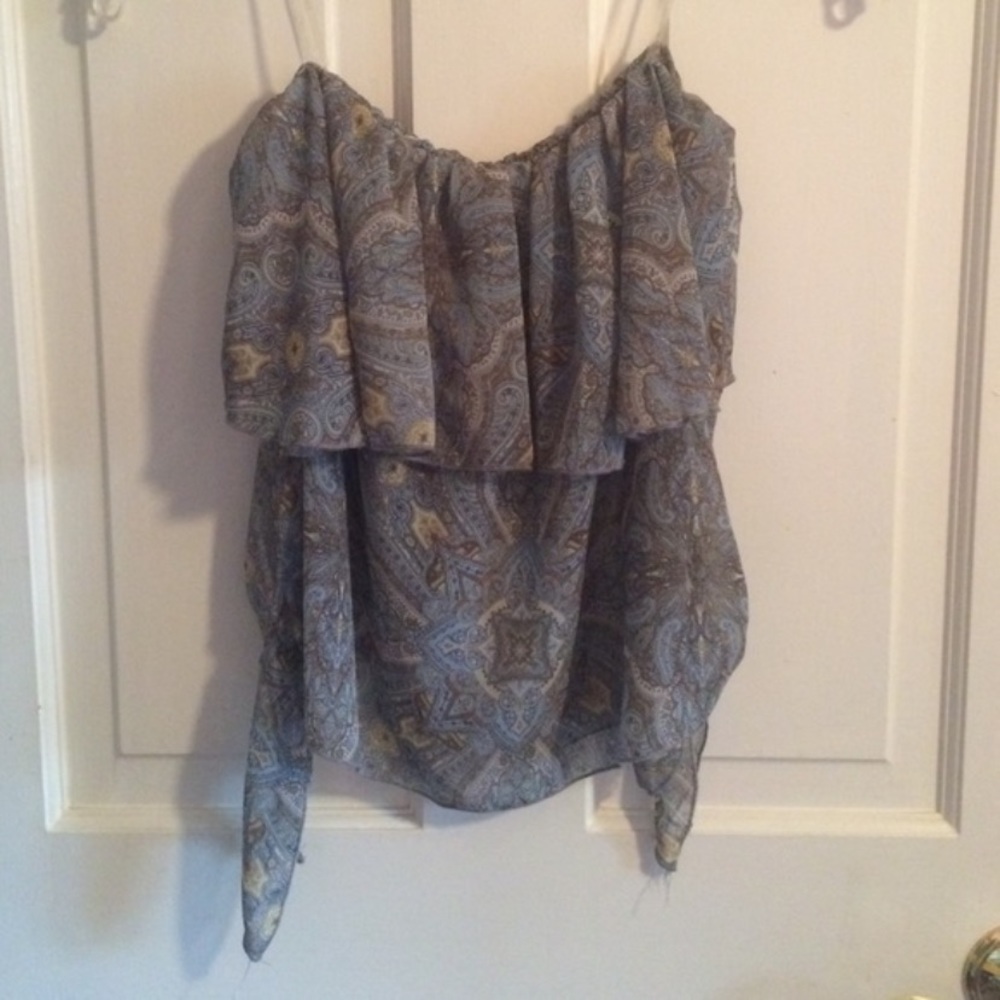 NWT BLUE TUBE TOP